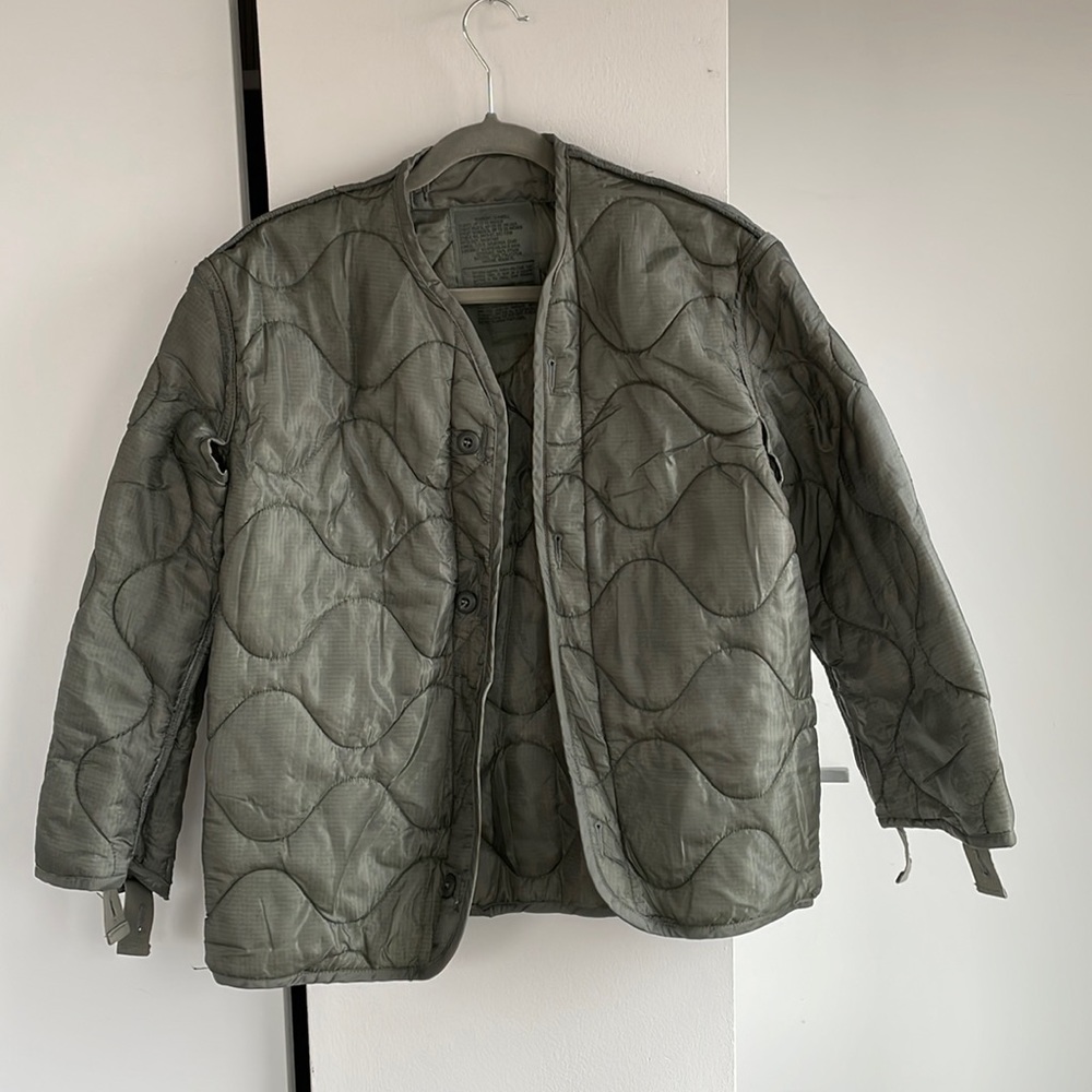 Vintage army liner jacket